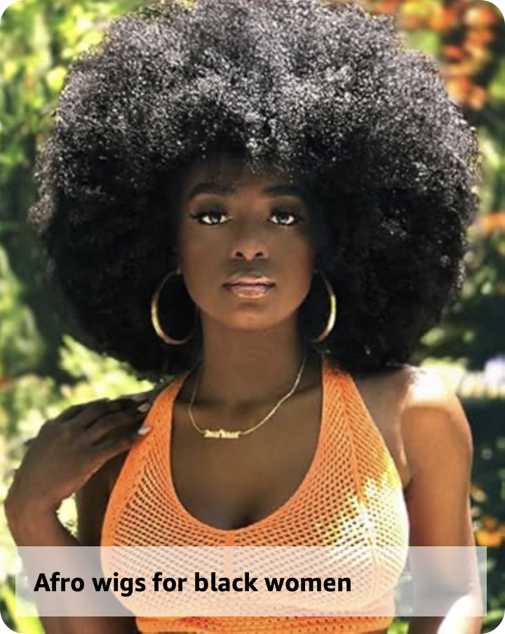Bubble Wigs Curly hair short hair artificial wig black as picture