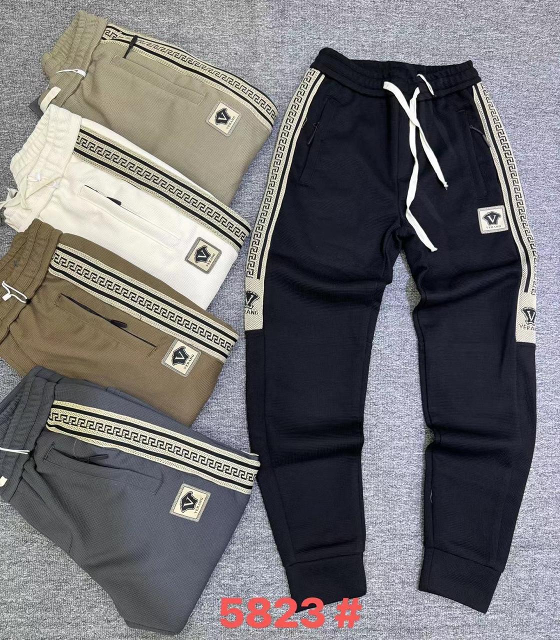 Unisex Elegant Vintage classy timeless Multi-functional warm men sweatpants Men's Zipper Pocket Active Athletic Workout Jogger Sweatpants with Drawstring