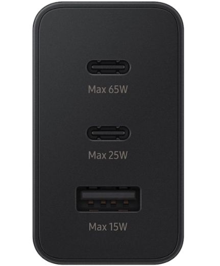 Samsung 65w PD power adapter trio.super fast charging at a very faster rate .can charge upto 3 phones at ago.power saving and efficient while using.portable