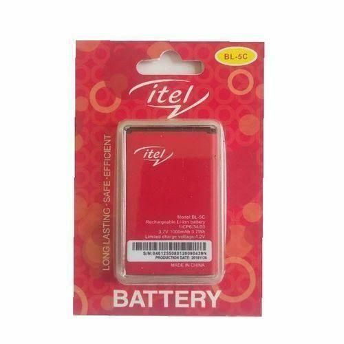 Itel BL-5C Battery. has high capacity hence can withstand power for upto 2 days standby