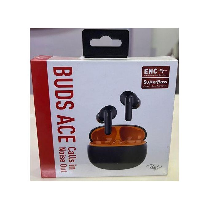 Itel Buds Ace in Ear TWS Earbuds with 40H Playtime, Quad Mic ENC, IPX5, 10MM Bass Boost Drivers,BT Version 5.3, Fast Charging.
Good sound quality with a superb bass