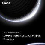 Oraimo SpaceBuds Hybrid ANC True Wireless Earbuds Customized Voice Prompt: 50dB Hybrid ANC Noise Cancellation, Personalized Lighting Effect, Customized Voice Prompts, 40-Hr Long Playtime
