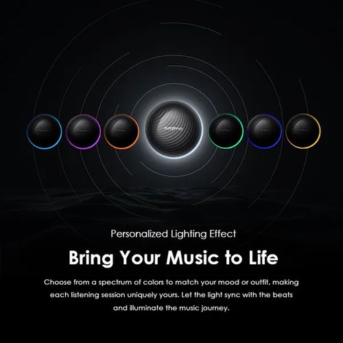 Oraimo SpaceBuds Hybrid ANC True Wireless Earbuds Customized Voice Prompt: 50dB Hybrid ANC Noise Cancellation, Personalized Lighting Effect, Customized Voice Prompts, 40-Hr Long Playtime