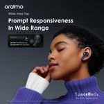Oraimo SpaceBuds Hybrid ANC True Wireless Earbuds Customized Voice Prompt: 50dB Hybrid ANC Noise Cancellation, Personalized Lighting Effect, Customized Voice Prompts, 40-Hr Long Playtime