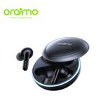 Oraimo SpaceBuds Hybrid ANC True Wireless Earbuds Customized Voice Prompt: 50dB Hybrid ANC Noise Cancellation, Personalized Lighting Effect, Customized Voice Prompts, 40-Hr Long Playtime