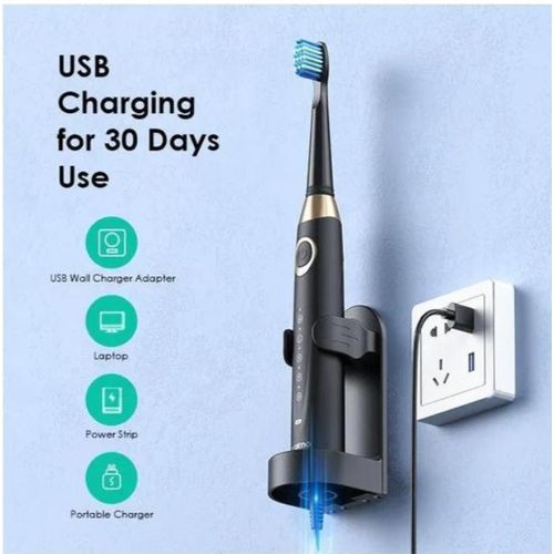 Oraimo SmartDent C2 Smart Electric Toothbrush with 5 Smart Brushing Modes, One Charge for 30 Days, Soft DuPont Bristles & 40000 High-Speed Vibrations Per Minute