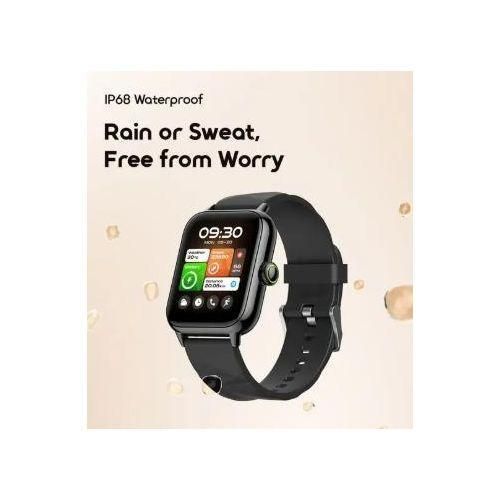 Oraimo Watch 6 Nano OSW-807N, 1.52” TFT Full Touch Color Display, IP68 Waterproof, Wireless HD Calling Smart Watch - Black. can withstand power for a long period of time upto 2 weeks standby