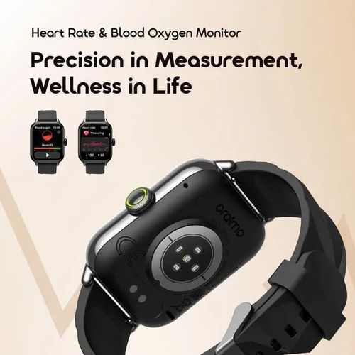 Oraimo Watch 6 Nano OSW-807N, 1.52” TFT Full Touch Color Display, IP68 Waterproof, Wireless HD Calling Smart Watch - Black. can withstand power for a long period of time upto 2 weeks standby