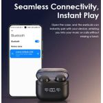 Oraimo AirBuds 4 OTW-340 – True Wireless Earbuds, 38h Playtime, ENC Noise Cancellation, Deep Bass, LED Display, Bluetooth 5.3, USB-C