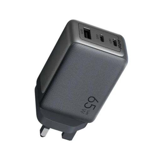 Oraimo HyperGaN 65 65W GaN Wall Charger Kit with 100W CC Cable with a Gan Tech Support Laptop Charging Intelligent Power Distribution & Anti-scratch Texture