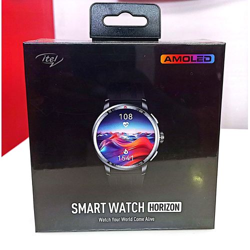Itel Smart Watch Horizon-N8 Silver + TWS BudsAir 3.has a vibrant didsplay amoled.can withstand power for a long period of time upto 15 days standby.can manage calls and texts
