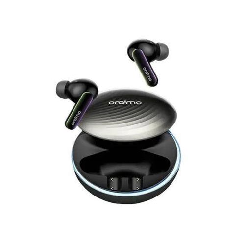Oraimo SpaceBuds Hybrid ANC True Wireless Earbuds Customized Voice Prompt-Space Grey.can withstand power for a long period of time upto 15 days standby..superb bass