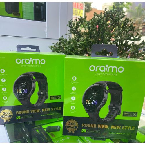 Oraimo Watch ER BT Call 1.43'' AMOLED Screen 100+ Sport Modes IP68 Waterproof Smart Watch OSW-42