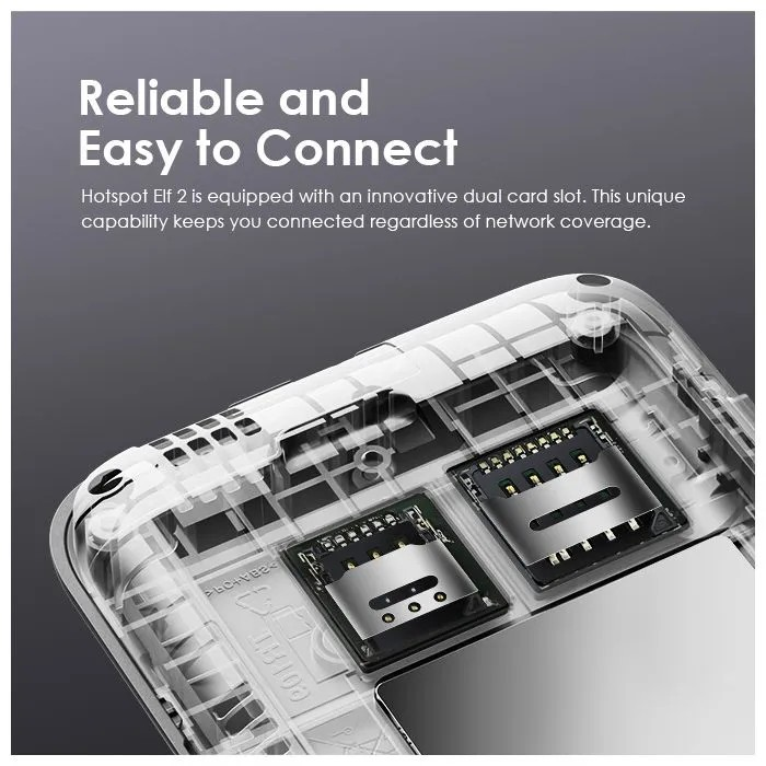 Oraimo Hotspot Elf 2 150 Mbps 4G Mobile Wi‑Fi Hotspot – Dual SIM, Long Battery, Portable Internet Router for Phones, Laptops & Tablets in Kenya