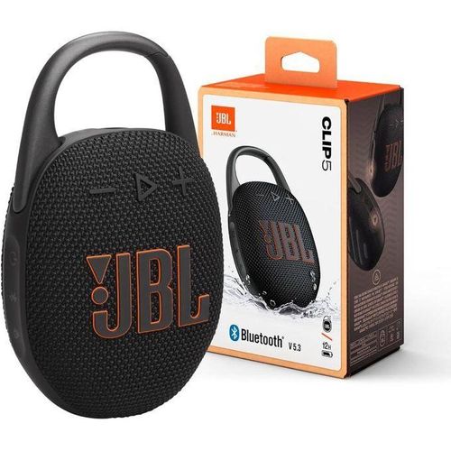 JBL Clip 5 Portable Bluetooth Speaker – Ultra-Portable, IP67 Waterproof & Dustproof, Up to 12 H Playtime, JBL Pro Sound, Bluetooth 5.3, Auracast Multi-Speaker Pairing