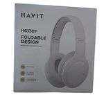 Havit H633BT Wireless Bluetooth Headphones Over-Ear Design with Deep Bass, 22H Playtime, Foldable & Lightweight, Bluetooth 5.3, Built-in Microphone Headsets, for TV, iPhone, Gym, Running