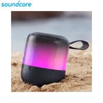 Anker Soundcore Glow Mini – 8W Compact Wireless Speaker with 360-Degree Dynamic Sound, Full-Body Lighting, Waterproof and dustproof - Black