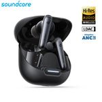 Anker Soundcore Liberty 4 NAnker Soundcore Liberty 4 NC True-Wireless Noise Cancelling Earbuds with IPX4 water-resistance against spills and rain & 10C True-Wireless Noise Cancelling Earbuds with LDAC