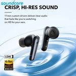 Anker Soundcore Liberty 4 NAnker Soundcore Liberty 4 NC True-Wireless Noise Cancelling Earbuds with IPX4 water-resistance against spills and rain & 10C True-Wireless Noise Cancelling Earbuds with LDAC