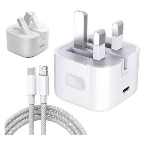 Aldeepo Original Apple Iphone charger 20W PD Fast Charger with USB-C to Lightning Cable – iPhone & Apple Device Power Adapter, IPHONE X,11,12,13,14 CHARGER