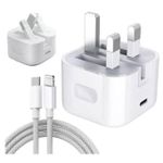 Aldeepo Original Apple Iphone charger 20W PD Fast Charger with USB-C to Lightning Cable – iPhone & Apple Device Power Adapter, IPHONE X,11,12,13,14 CHARGER