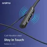 Oraimo Necklace 5 Wireless Neckband Earphones Bluetooth Magnetic Earbuds Deep Bass Stereo Sound Long Battery Life Fast Charging Sports Earphones with Clear Calls Sweat Resistant Earphones for Android