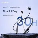 Oraimo Necklace 5 Wireless Neckband Earphones Bluetooth Magnetic Earbuds Deep Bass Stereo Sound Long Battery Life Fast Charging Sports Earphones with Clear Calls Sweat Resistant Earphones for Android