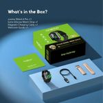 Oraimo OSW-807S Watch 6 Pro AI-Generated Watch Faces Smart Watch, IP68 Waterproof ,Metal body with curved glass ,Blood oxygen heart rate monitor - Black