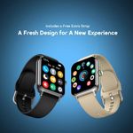 Oraimo OSW-807S Watch 6 Pro AI-Generated Watch Faces Smart Watch, IP68 Waterproof ,Metal body with curved glass ,Blood oxygen heart rate monitor - Black