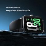 Oraimo OSW-807S Watch 6 Pro AI-Generated Watch Faces Smart Watch, IP68 Waterproof ,Metal body with curved glass ,Blood oxygen heart rate monitor - Black