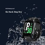 Oraimo OSW-807S Watch 6 Pro AI-Generated Watch Faces Smart Watch, IP68 Waterproof ,Metal body with curved glass ,Blood oxygen heart rate monitor - Black