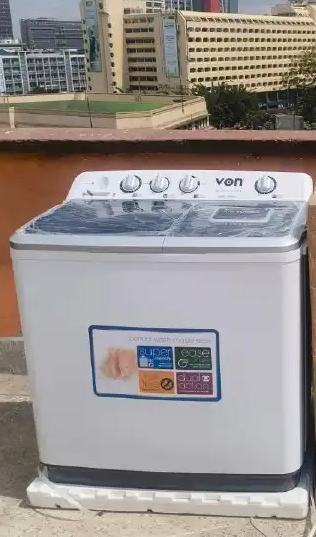 VON Washing Machine 11KG Fully Automatic Top Load Washer Kenya Energy Saving Washing Machine Large Capacity Laundry Machine With Spin Dryer Child Lock Smart Wash