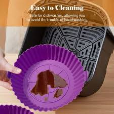 1pcs  Air Fryer Silicone Mat, Round Air Fryer Silicone Pot- 1 Piece Base 16 * Height 5 CM ‎ Silicone Liner Air Fryer Silicone Pot Round Air Fryer