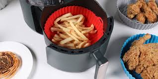 2pcs Air Fryer Silicone Pot Air Fryer Silicone Baking Pan Air Fryer Tray, Food Safe Air fryers Oven Accessories