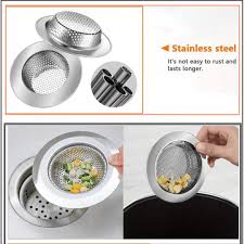 Kitchen Sink StrainerStainless Steel Drain Filter Strainer with Size : 7.5cm Depth : 2.5cmPerfect for Most Kitchen Sinks