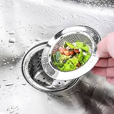 Kitchen Sink StrainerStainless Steel Drain Filter Strainer with Size : 7.5cm Depth : 2.5cmPerfect for Most Kitchen Sinks