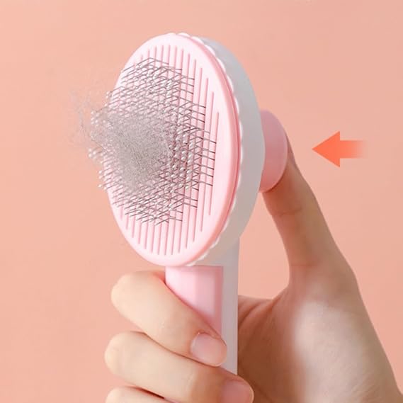Pet Comb, Massage, Hair Removal Comb, Self Cleaning Pin Comb for Cats, Grooming Comb, Cat Supplies, Cat and Dog, Grooming Brush