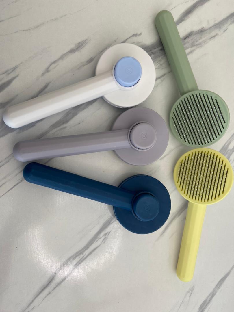 Pet Comb, Massage, Hair Removal Comb, Self Cleaning Pin Comb for Cats, Grooming Comb, Cat Supplies, Cat and Dog, Grooming Brush