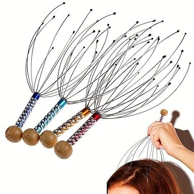 Head Massager Wire Scalp Strecher Massage Tool Tingler | Acceleration of Blood Flow (1)