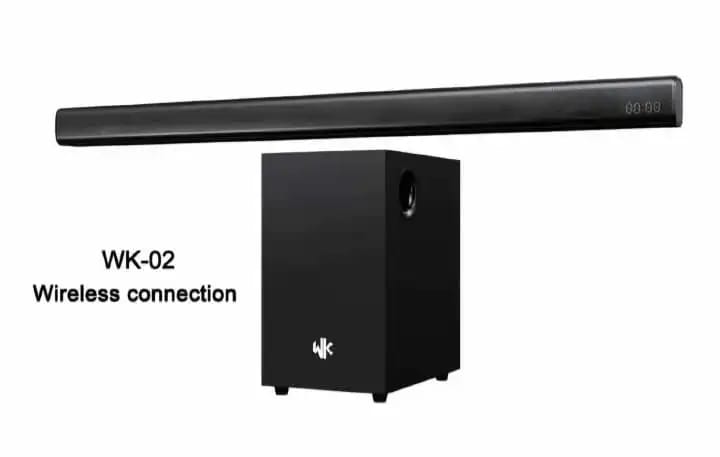 (QUALITY LIFE GOOD 🎶 🎵 ⏹️)Wk -02  soundbar home theater system Get ready to immerse yourself in a world of unparalleled sound quality with the WK-02 Multimedia Speaker System. Designed to deliver ex