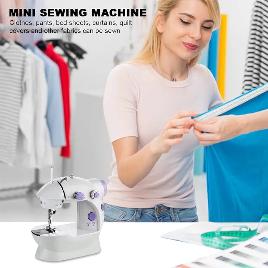 Back in stock🥳🥳🥳Multipurpose Portable Electric Mini Household Electric Sewing Machine.Comes with 5 FREE bobbins pre-loaded with thread.
Comes with a foot pedal for easy Operation
Use while plugged