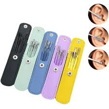 Best Seller! 6-in-1 Ear Wax Removal Kit – Safe Reusable Cleaner Picks & Spiral Tools