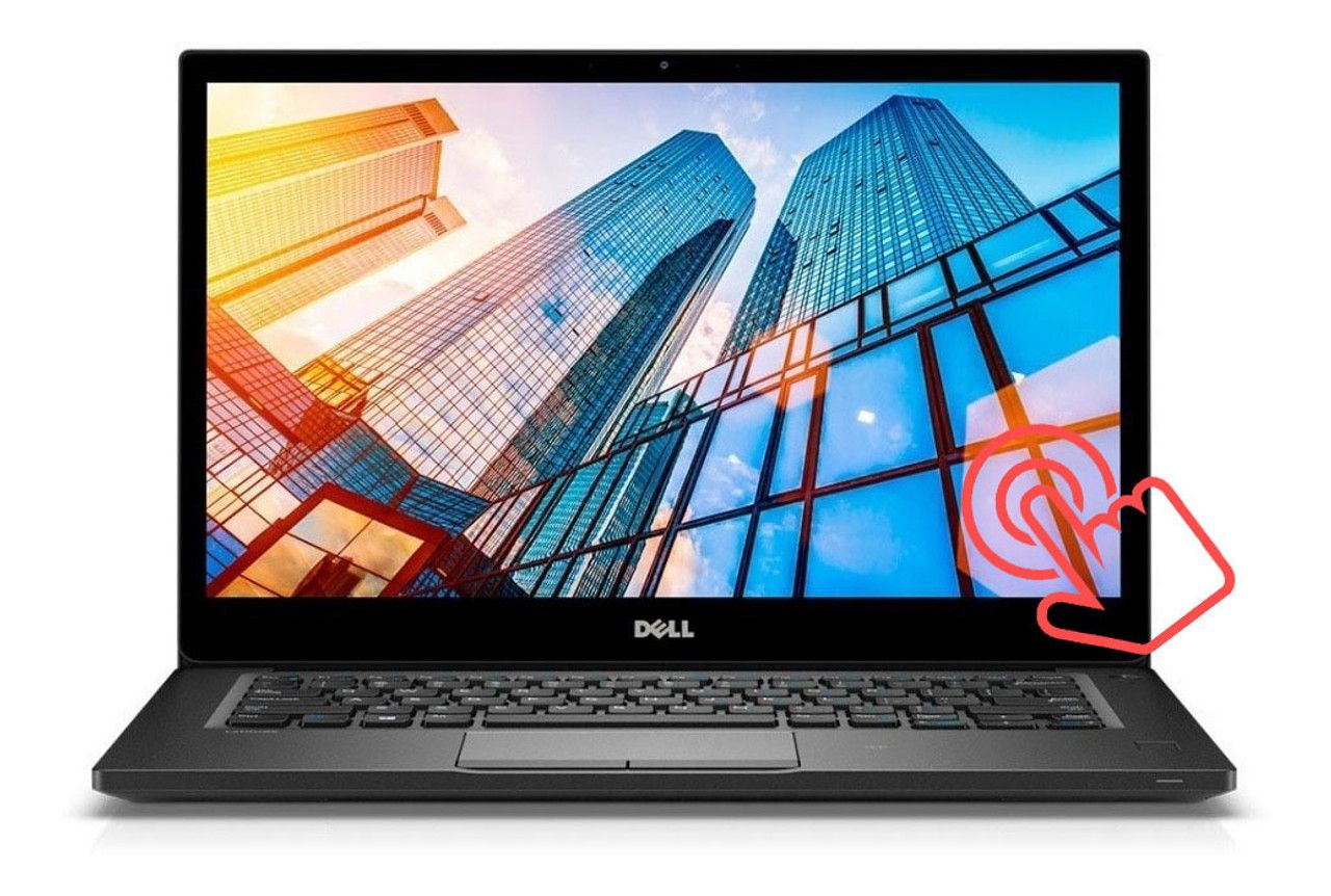 Touchscreen Refurbished Laptop Dell Latitude E7280 Core i5 6th gen 8GB+256GB+12.5'' Windows 10 Notebook with 1 Free Mouse 6 Month Warranty Free Office 2019