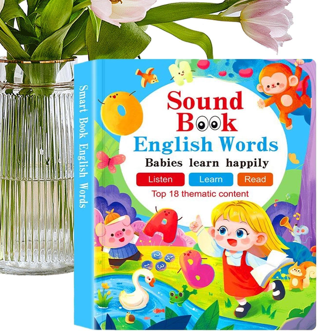 Interactive English Sound Book for Toddlers (1–4 Years)  Talking Learning Book with English Words, Sounds & Early Education Activities