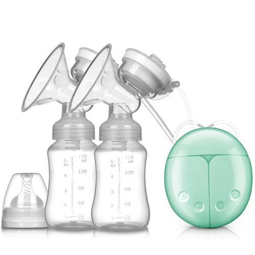 Double Electric Breast Pump with 150ml Feeding Bottles – BPA-Free, Portable & High Suction Design for Efficient Breastfeeding and Milk Expression