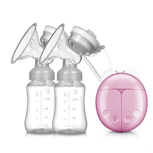 Double Electric Breast Pump with 150ml Feeding Bottles – BPA-Free, Portable & High Suction Design for Efficient Breastfeeding and Milk Expression