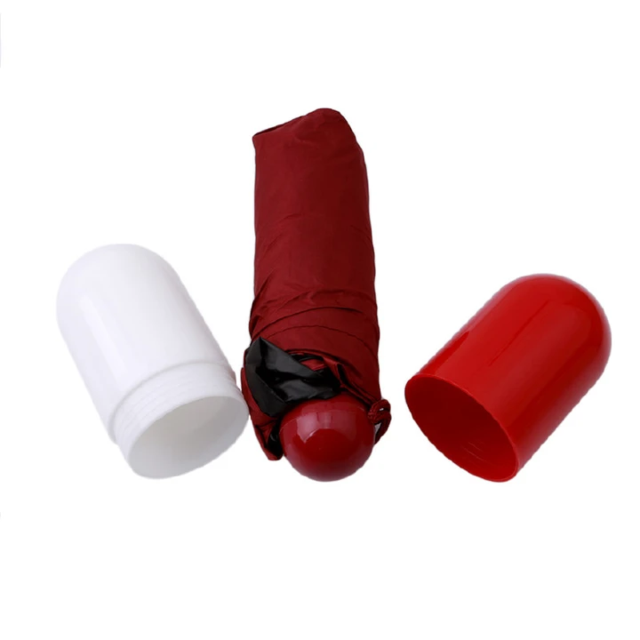 Cute Capsule umbrella Mini Small Pocket Capsule Umbrella Foldable Compact Pocket Umbrella This excellent umbrella is the perfect combo of portability, protection and durability.