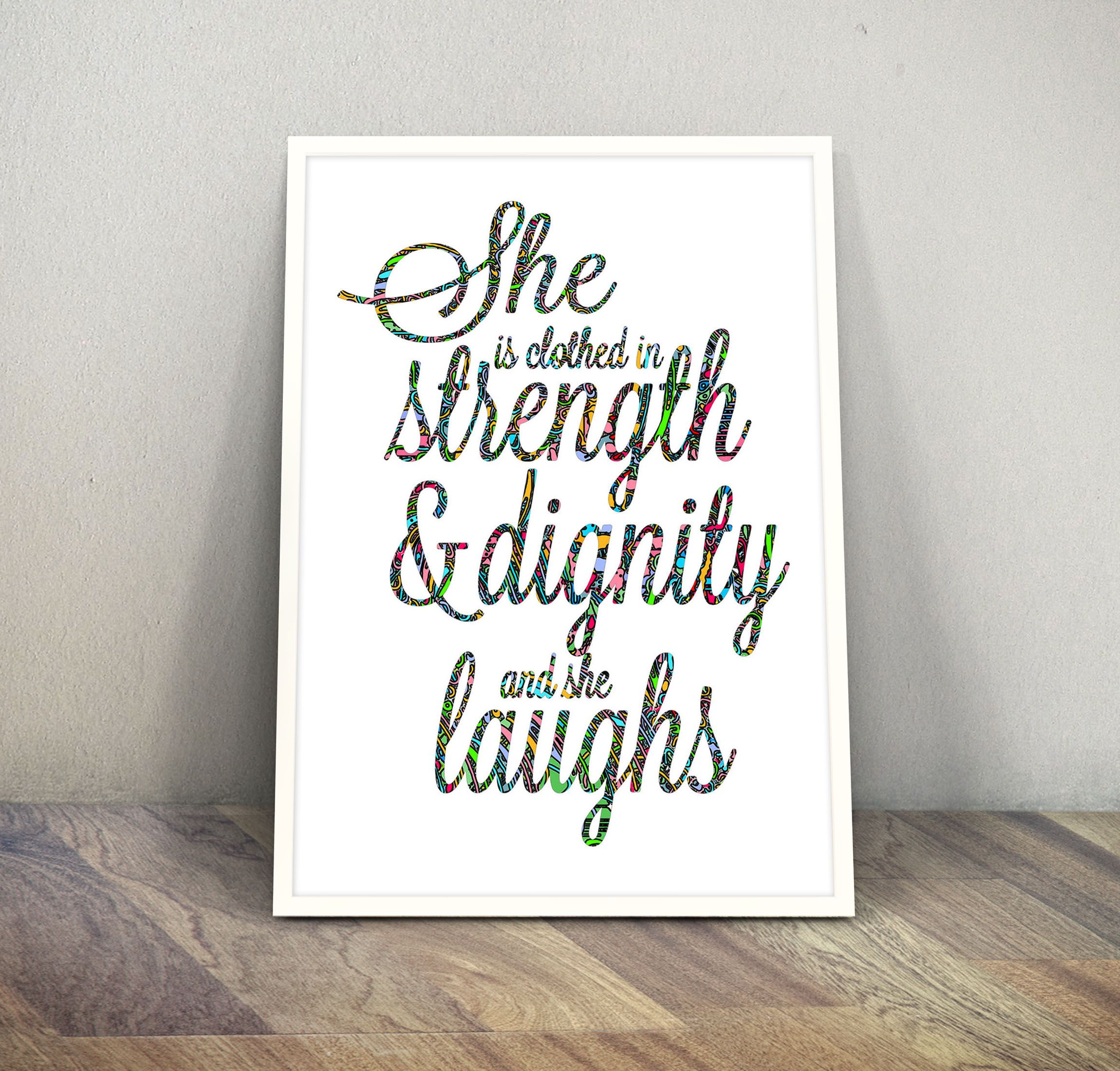 Encouraging Bible Scripture Quotes Framed Posters Ready to Hang Large Size(12 x 17 inches) Medium Size(9 x 13inches) Gift Decoration Items, Living Room Wall Art Decor, Prayer Room Decor, Kids Nursery
