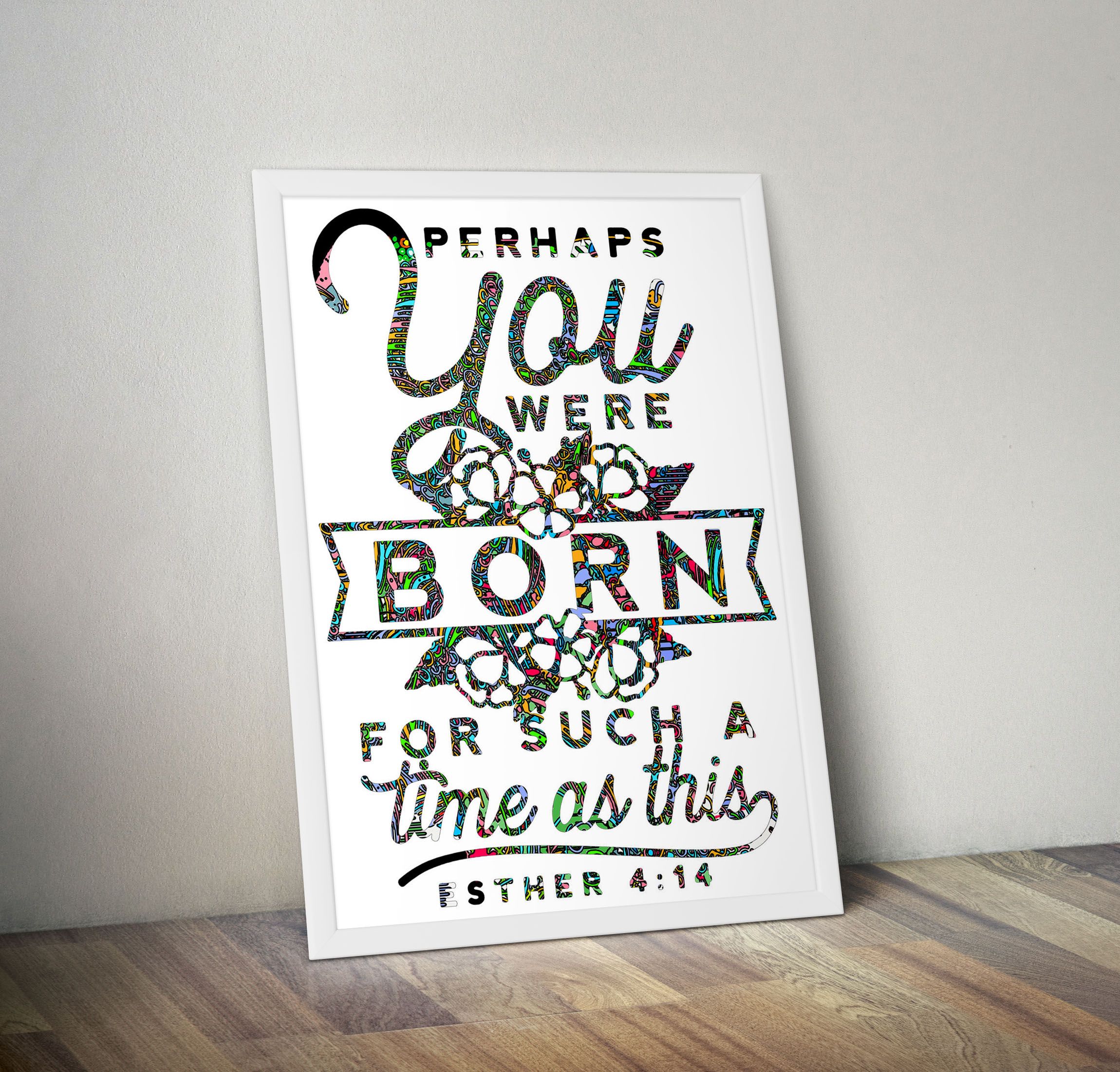 Encouraging Bible Scripture Quotes Framed Posters Ready to Hang Large Size(12 x 17 inches) Medium Size(9 x 13inches) Gift Decoration Items, Living Room Wall Art Decor, Prayer Room Decor, Kids Nursery