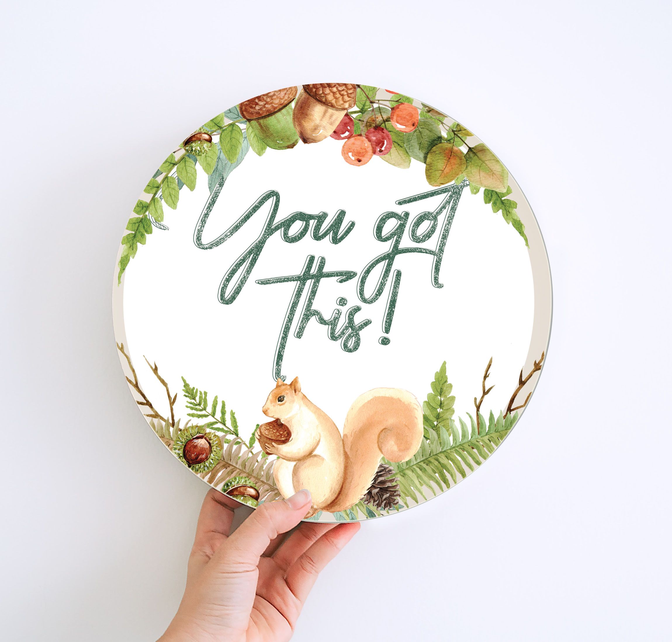 Round Wall Art Wall Decor Welcome Home, Welcome to Our Home, You Got This, Just Smile, She is Strong, grateful and Blessed, God Has a Plan, Ro Round al Decor ready to Hangund